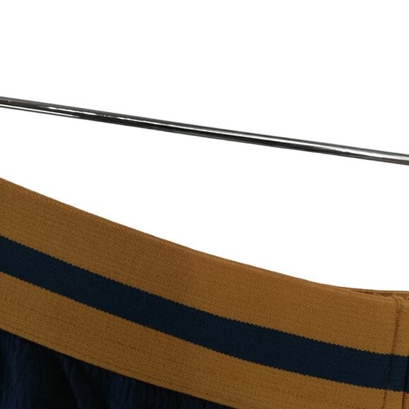 Matilda Jane Try Something New Wide Leg Crepe Crinkle Pants Size M Pull On Blue - Picture 6 of 13